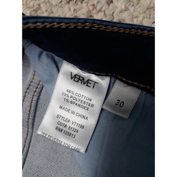 Buckle Dark Blue Flare Jeans - Picture 6 of 6